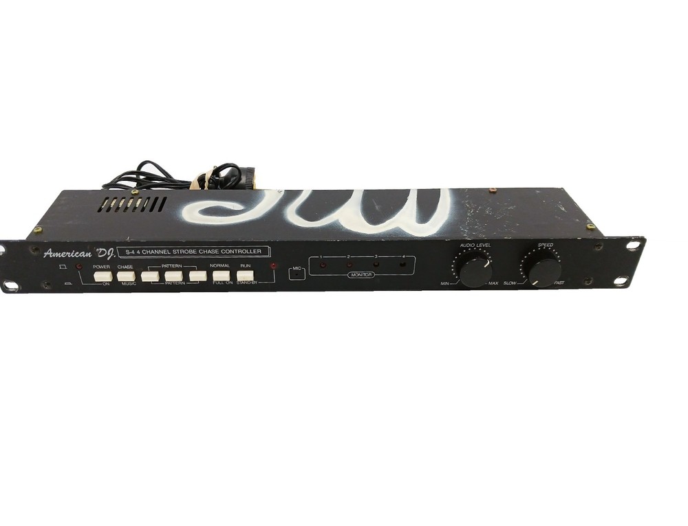 American DJ S-4 4 Channel Strobe Controller DMX-512 Compatible - WORKS