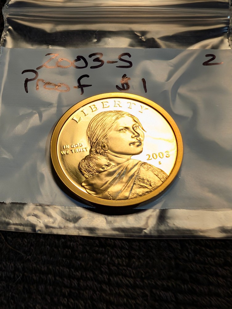 2003 S Proof  Sacagawea Dollar  ** From Proof Set **