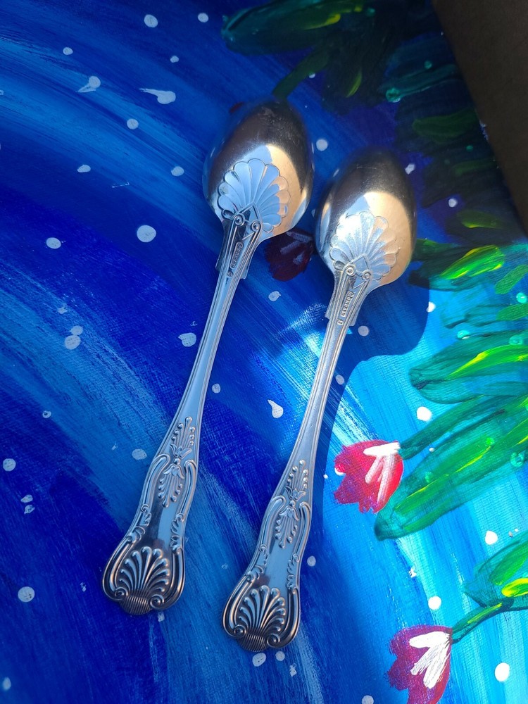 2 pc GORHAM SILVERPLATE FLATWARE spoons very nice condition