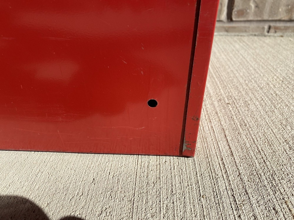 Vintage NICE Craftsman 2 Two Drawer Deep Top Tool Box Red Toolbox