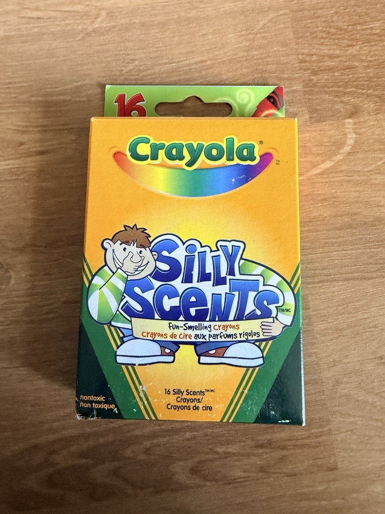 Crayola Silly Scents Crayons Binney & Smith 16 Box 2006