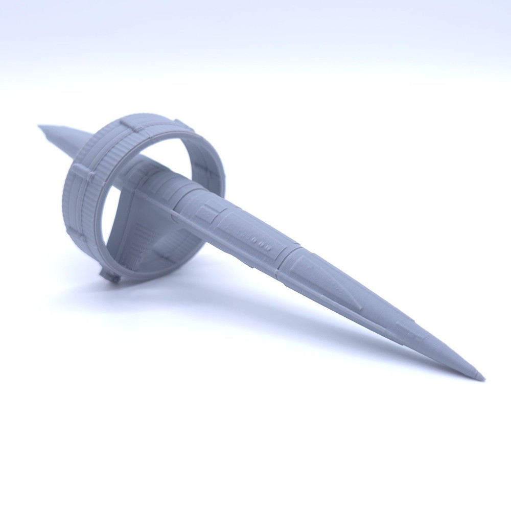 Vulcan - 1", 3", 6" or 12" Model - Custom Space Ship Sci-Fi Elite