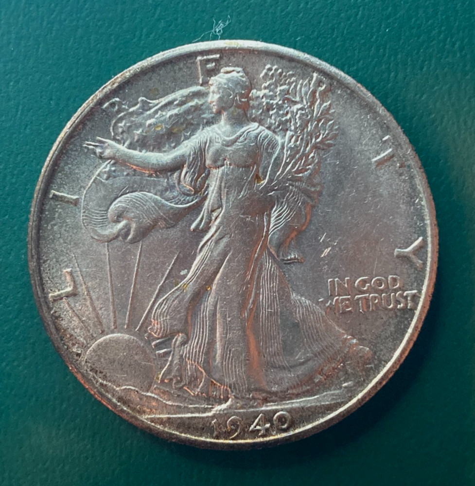 1940-S Walking Liberty Half Dollar