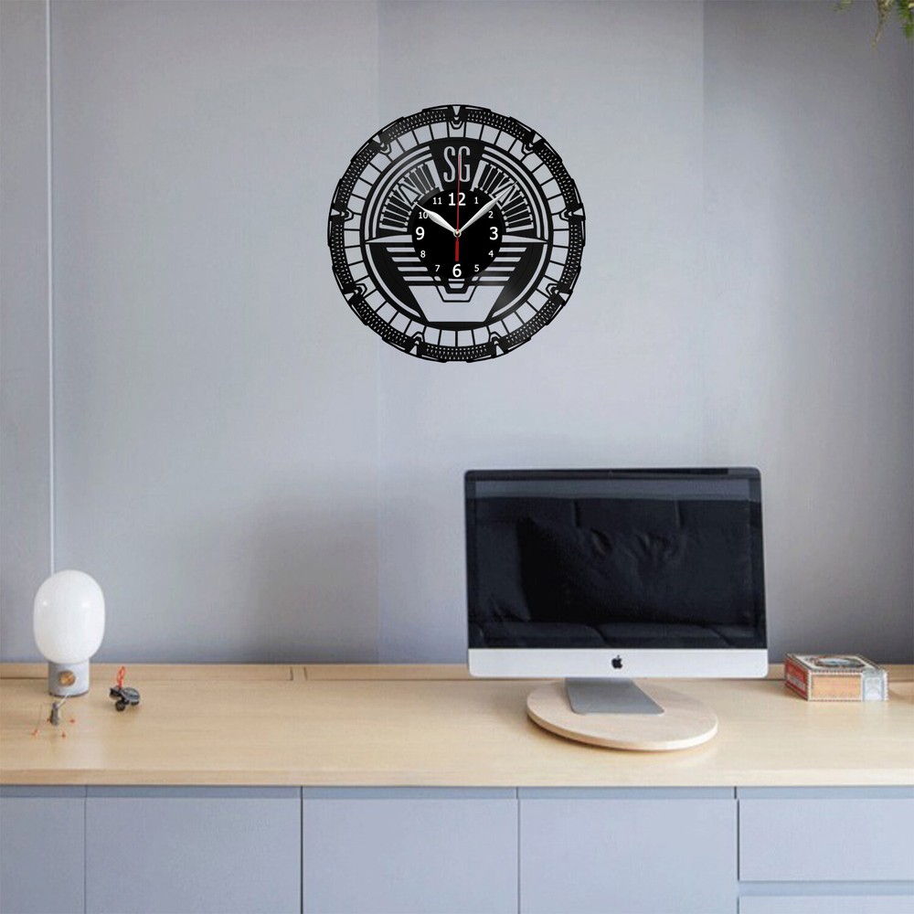 Stargate Vinyl Record Wall Clock Decor Handmade 6721