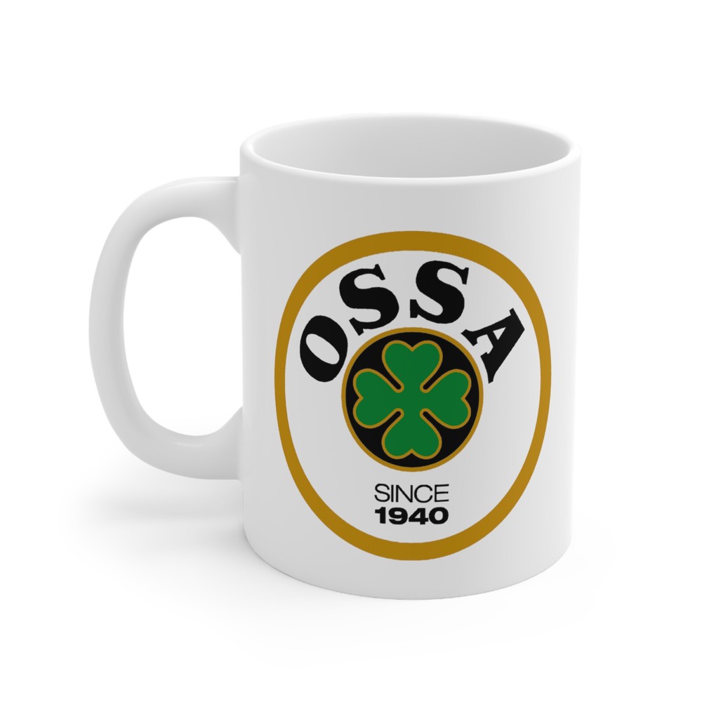 Ossa Motorcycle Logo 11oz Coffee Tea White Mug