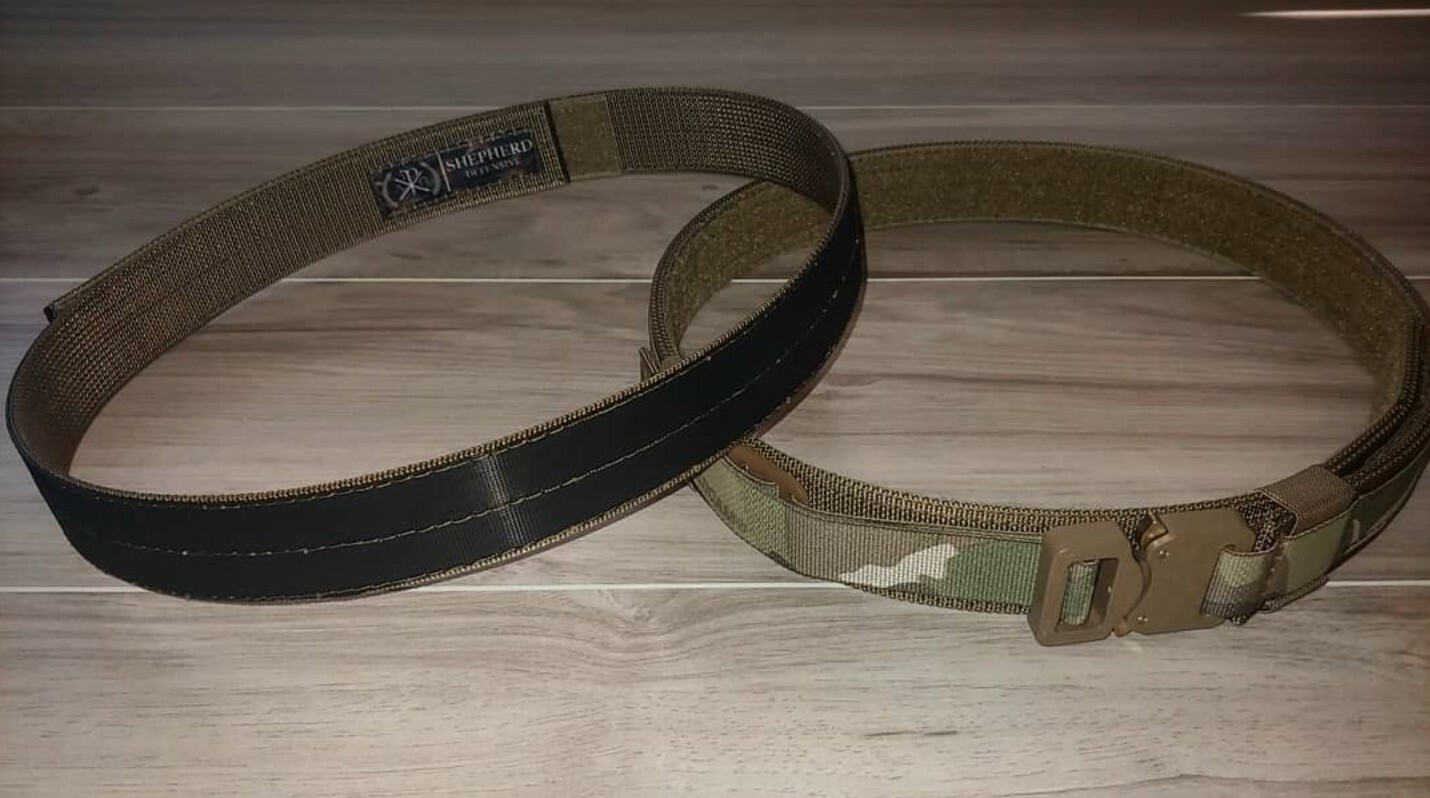 SHEPHERD Low-Profile EDC BELT - HOOK OR LOOP - [ INNER BELT ] - 1.5" Width