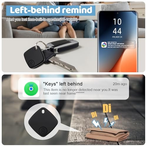 Air Tracker for Android or iOS - 4 Pack - Dual System Android Smart Google Black