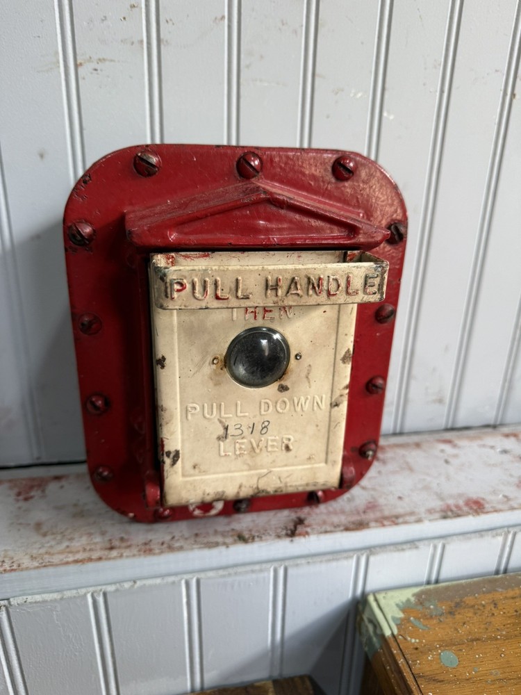 Gamewell Fire Alarm Box Pull Station Bomb Proof