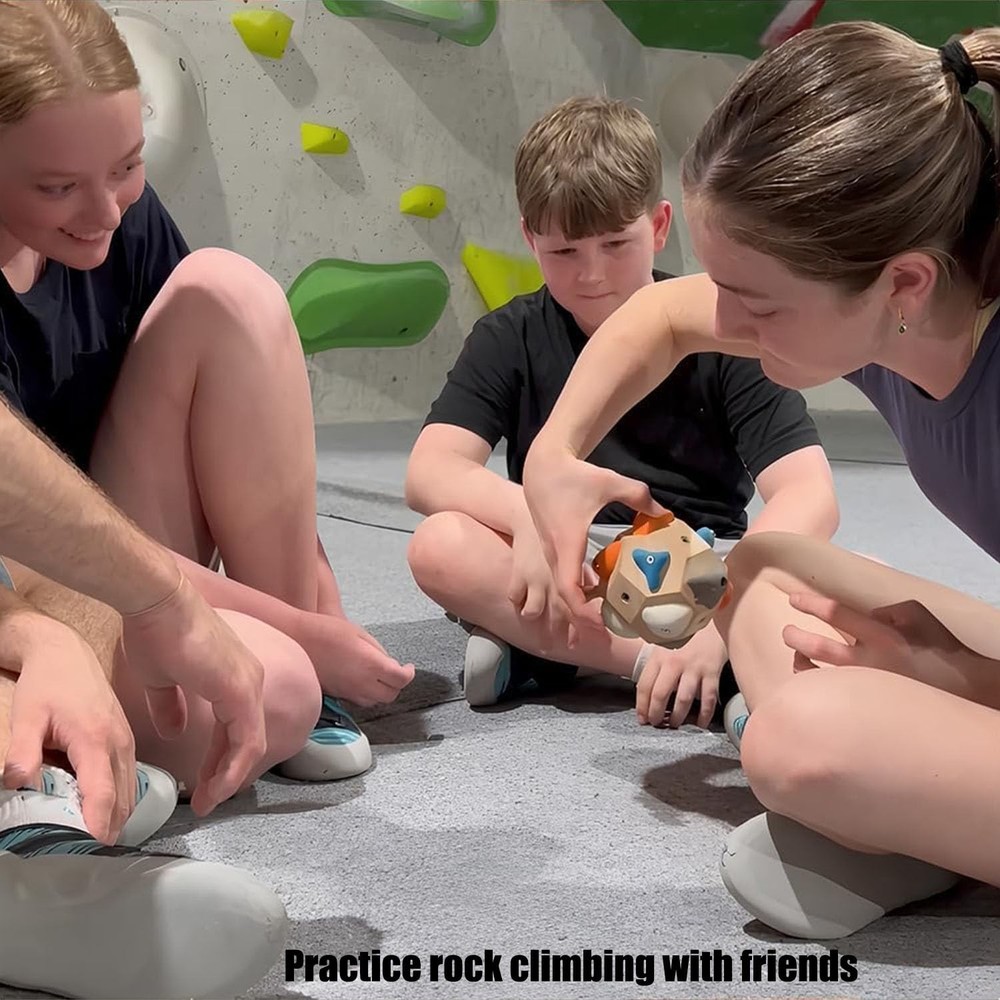 Handcrafted Boulder Block - Build Strength and Small to Medium, Multicolor