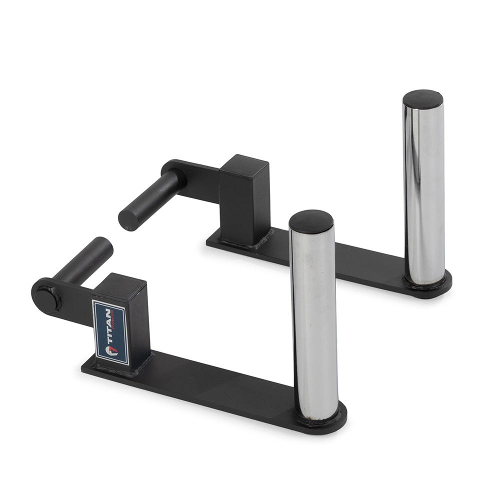 Titan Fitness Mini Farmers Walk Handles, Fits 50mm Olympic Weight Plates, Pair
