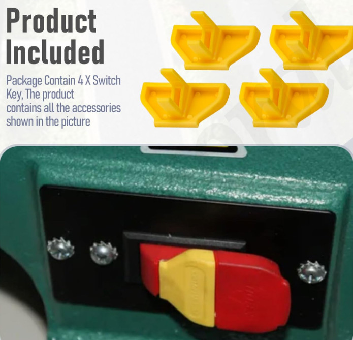 For Ridgid Replacement Switch Keys, 826122-4PK