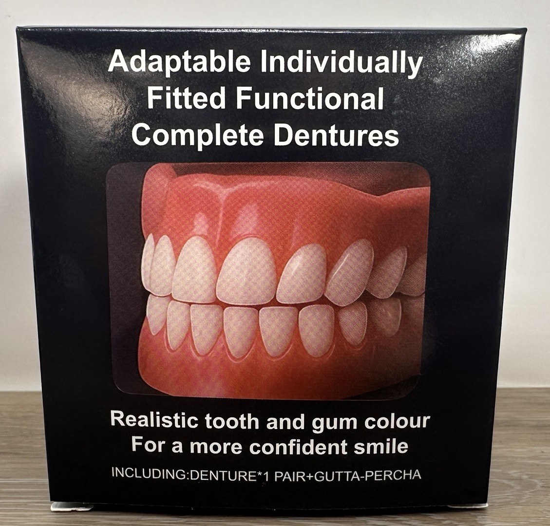 Dentures Cosmetic Teeth Mold, Fit over Teeth or Fill in Gaps Ships from USA