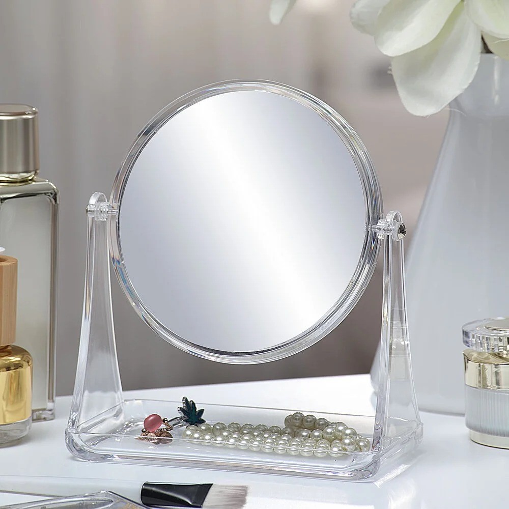 Double-Sided Vanity Mirror, Clear