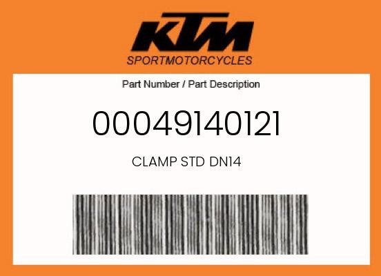 KTM Genuine Clamp Std Dn14 - 00049140121