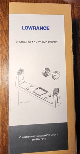 Lowrance Bracket For Hds-7 Live With Knobs (000-14586-001)