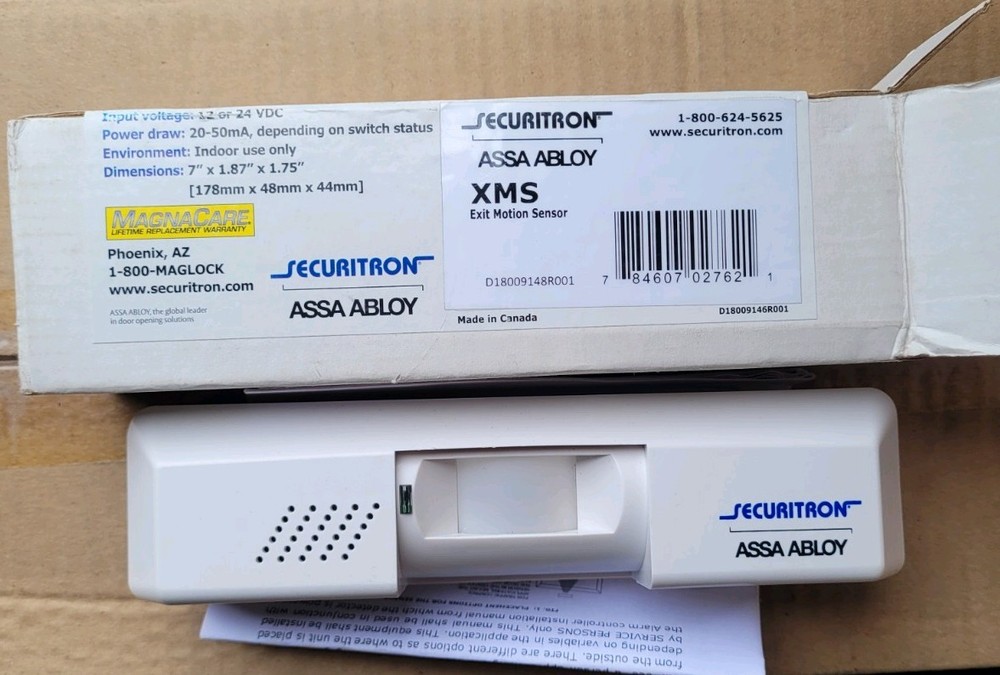 Assa Abloy Securitron XMS Exit Motion Sensor