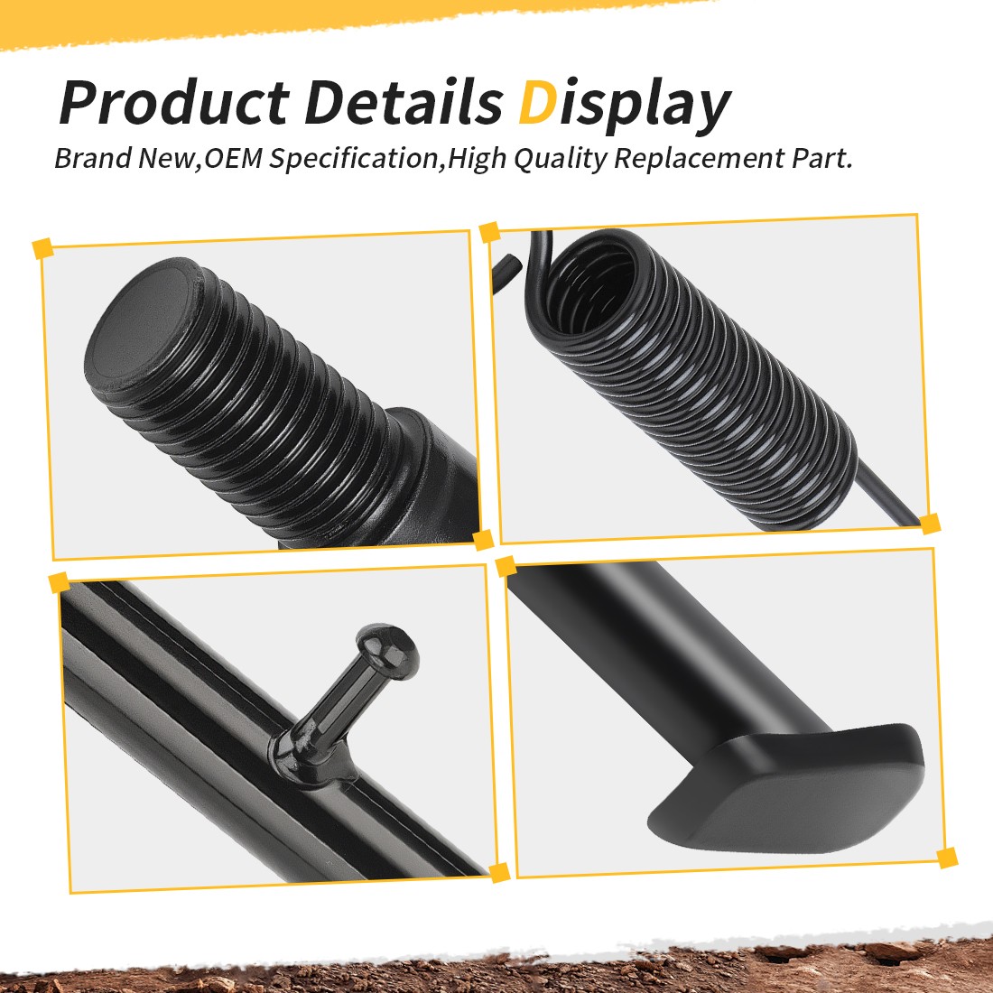 Side Kick Stand Kickstand Kit For Honda CRF100F XR100R 1985-2013 50530-KSJ-670