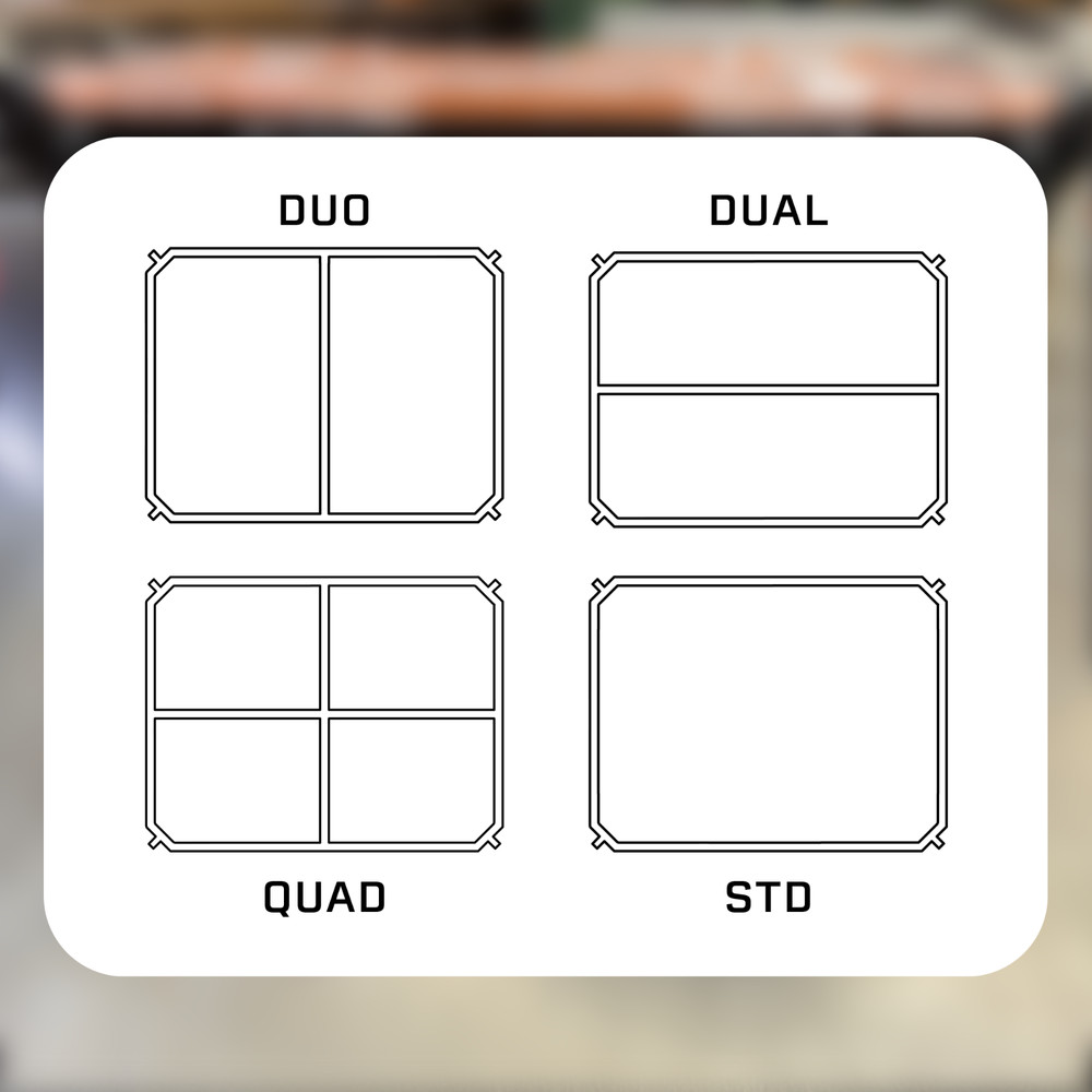 RIDGID Stackd™️ - Insert Bins for Pro Gear System 2.0 10-Compartment Organizer