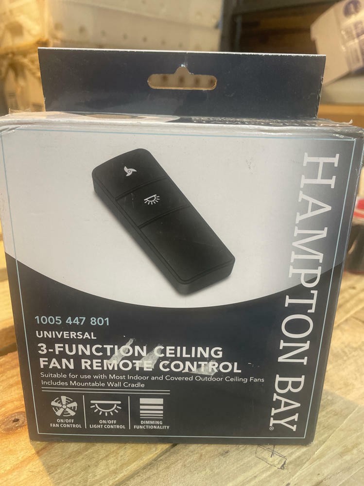 Universal Basic On/Off Ceiling Fan Remote Control (Damp Rated)