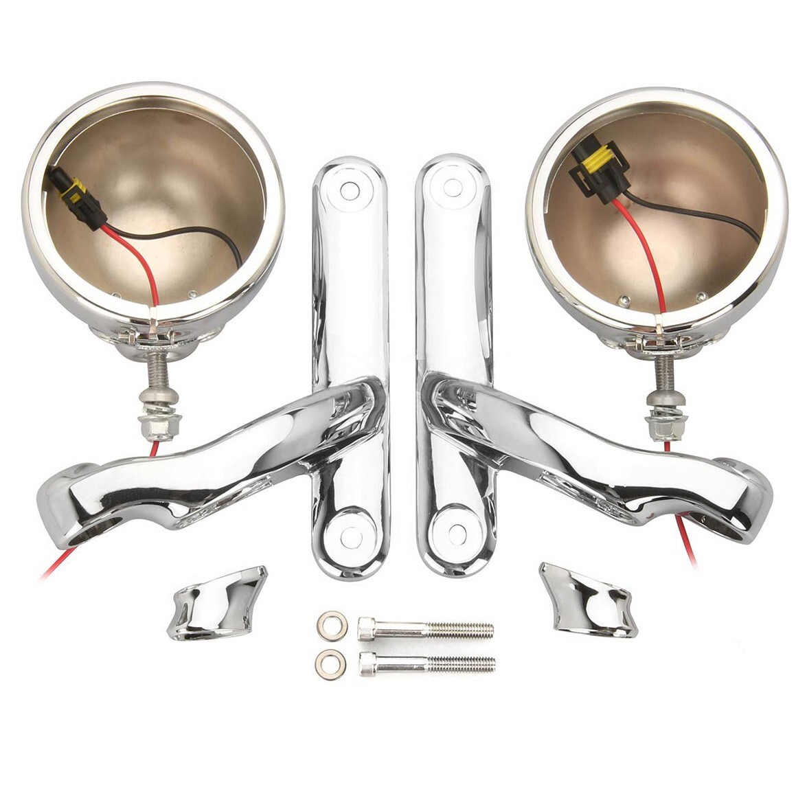 4.5" Passing Fog light housing Bracket mounting for harley touring street glide