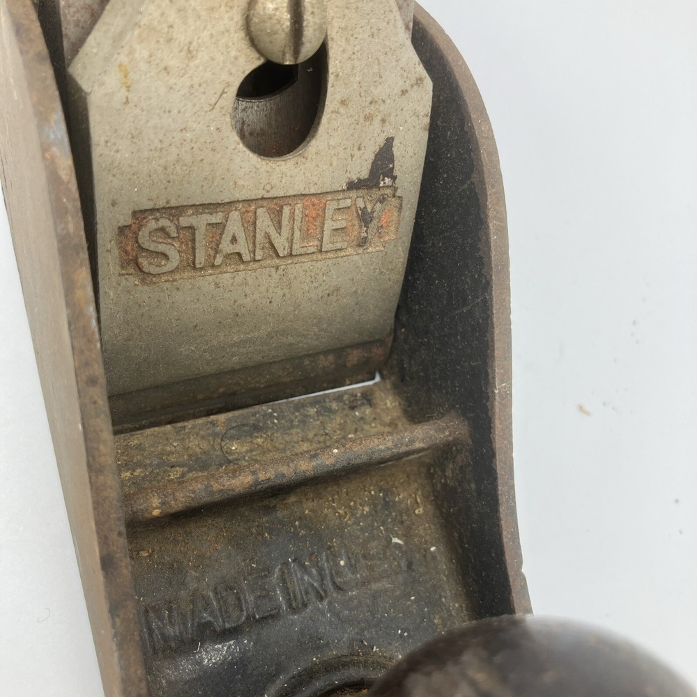 Stanley Bailey No. 5 Hand Plane Vintage Smooth Broken Handle