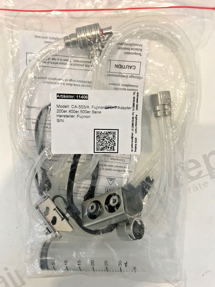 CA-503/A fujinon adapter/ perfusion device pipe cleaning joint