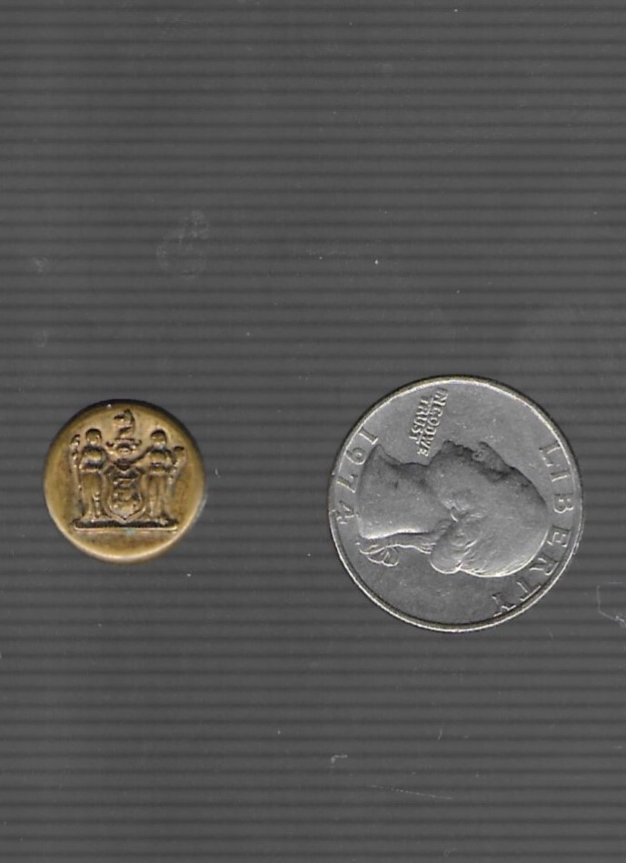 Brass Uniform Button; SUPERIOR QUALITY