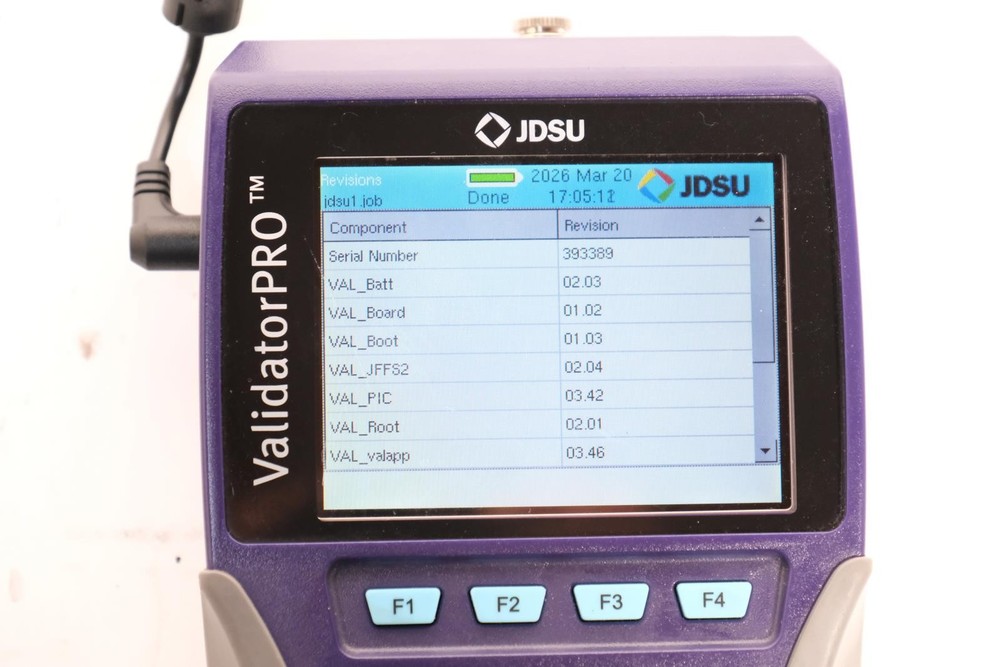 JDSU ValidatorPRO NT1055 Ethernet Speed Certifier Cable Tester RJ45 RJ11