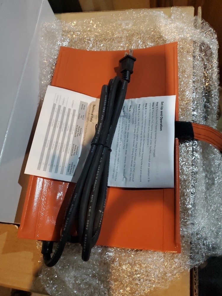 Pvc Conduit Heating Blanket