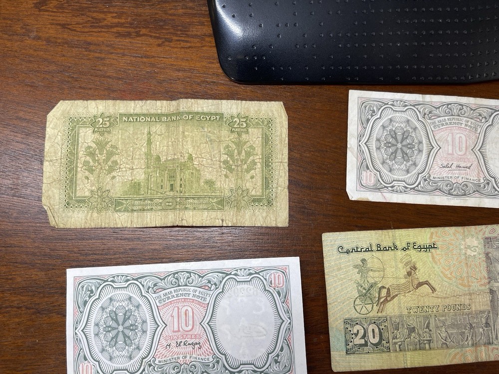 Assorted Egypt Old & New Banknotes Lot High Value
