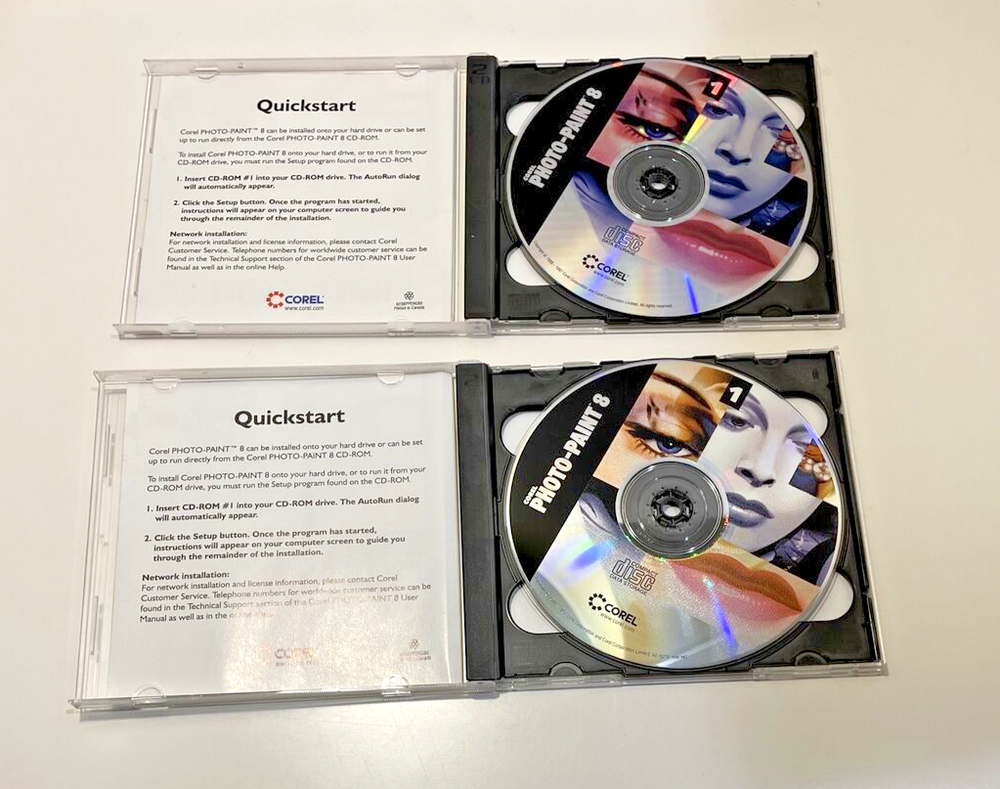1998 Corel Photo-Paint 8 Upgrade Complete