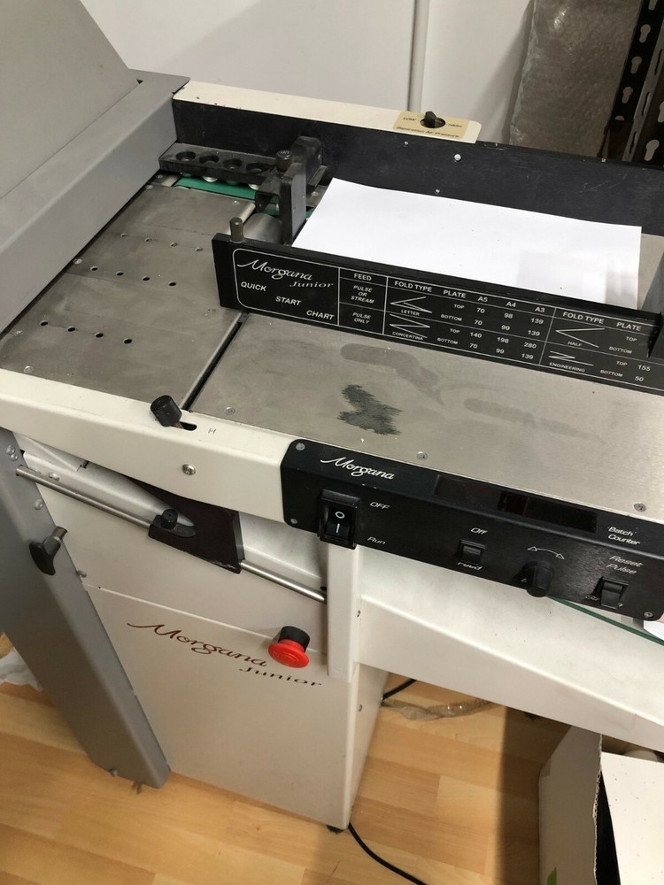 MORGANA JUNIOR FOLDING MACHINE BOOKLET MAKER