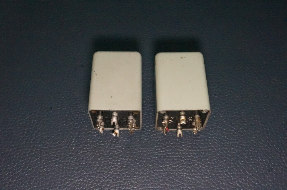 2 - VINTAGE EARLY UTC A-21 INPUT AUDIO TRANSFORMERS / PAIR