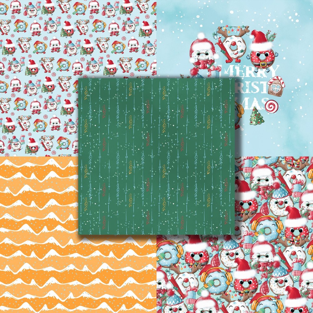 CHRISTMAS DONUTS - Paper Pack
