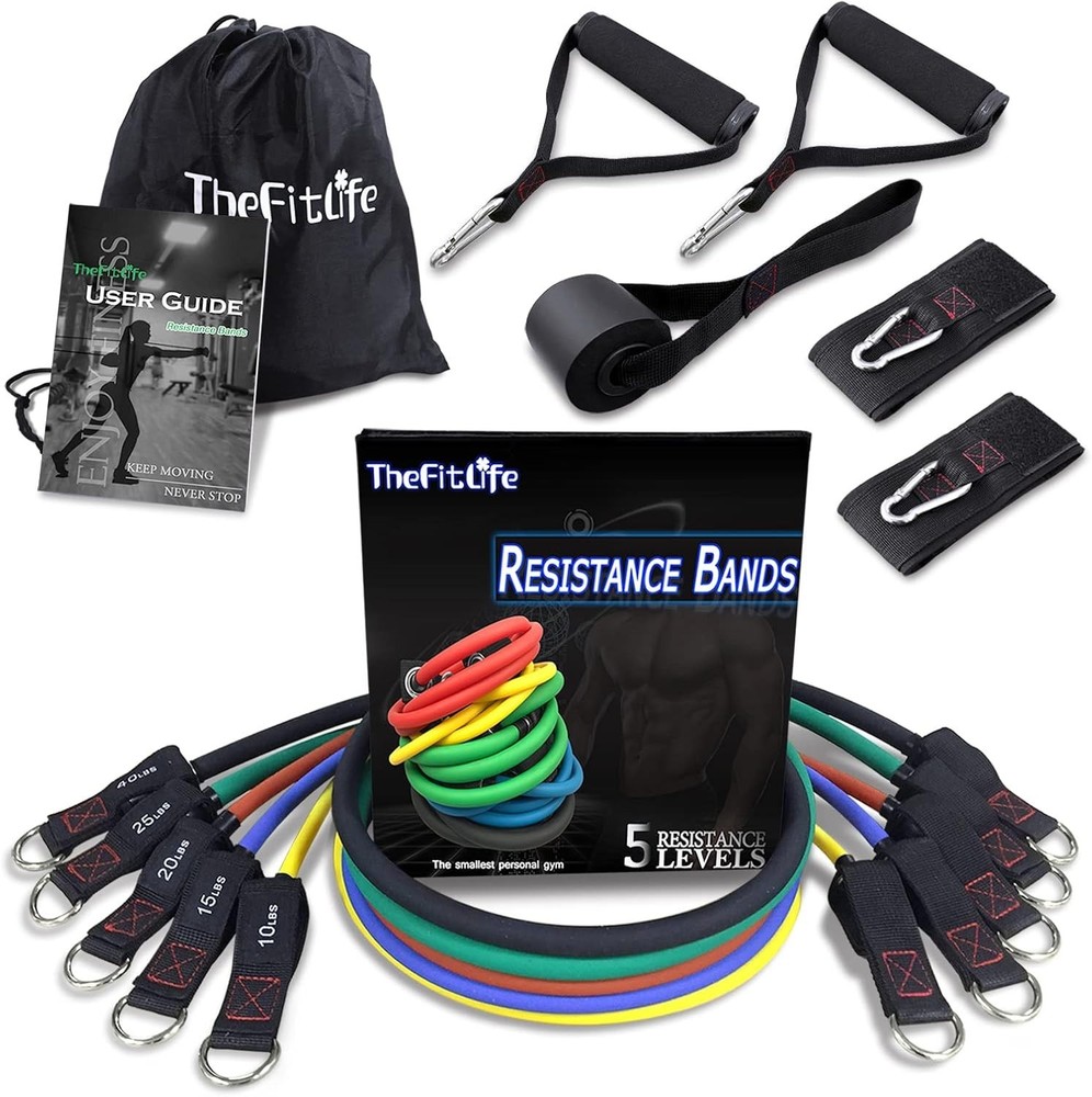 Versatile Resistance Bands with Handles: Lightweight Set for Effective Workouts