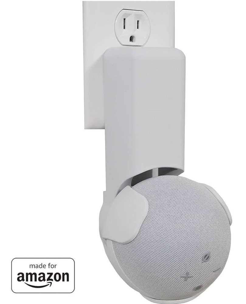 Outlet Hanger, White, for Echo Dot (4th generation)