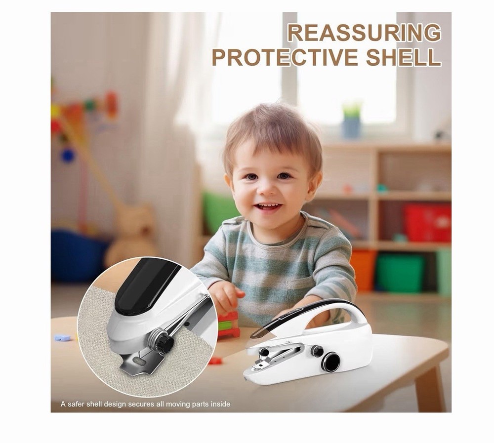 Hand Held Sewing Machine for Hemming: Two Speed Portable Mini Sewing Machine