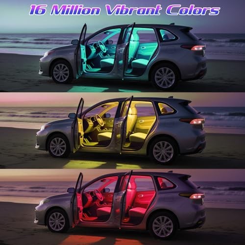 Led Lights for Car Accessories Interior, Christmas Stocking Stuffers 2 Pack