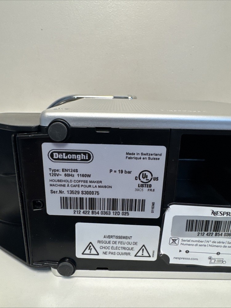 Nespresso Pixie Espresso Maker Parts Only Complete Never Used BA