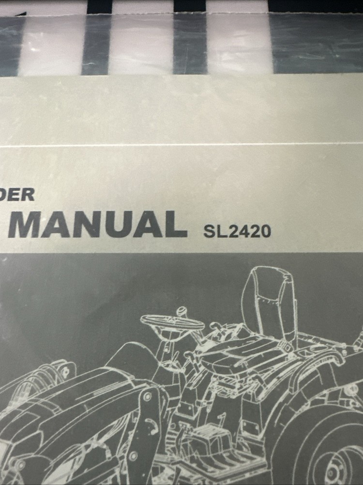 Kioti Sl2420 Manual. Manual Box.