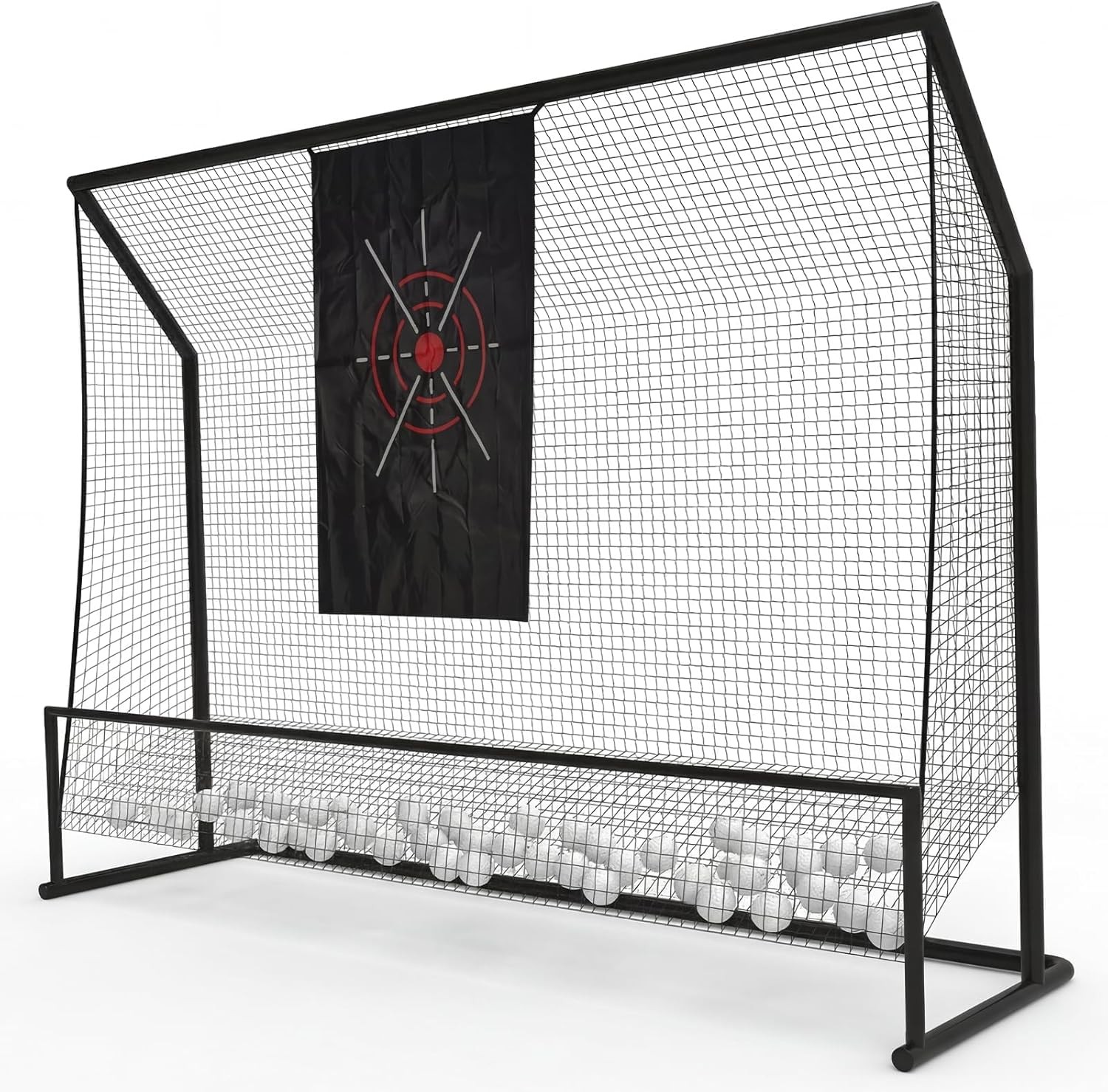 10x7.5FT Golf Hitting Net for Backyard,Heavy Duty Practice Net w Targeting Cloth