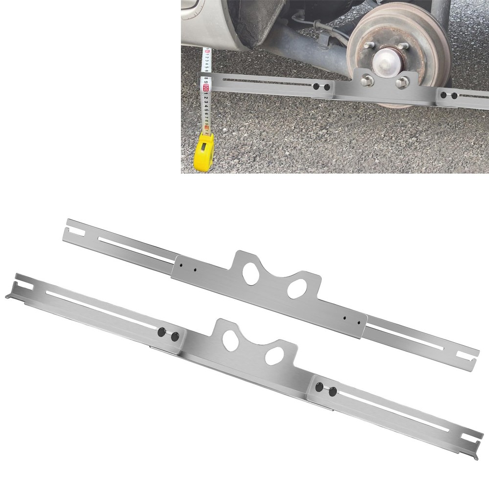 Ertuohg 2PCS Wheel Alignment Tool, Heavy Duty Toe Alignment Tool Plates, Fron...