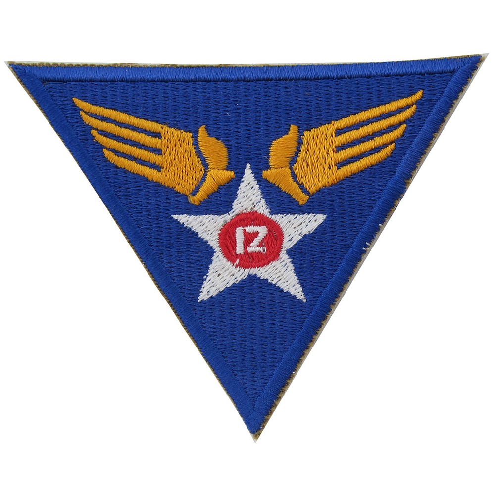 WW2 US 1942 Reproduction - 12th Air Force Badge/Patch