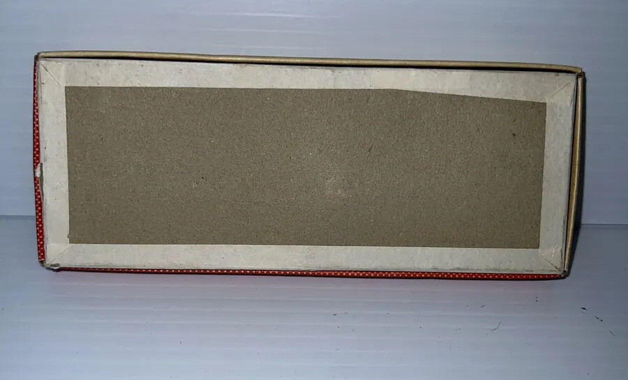 Vintage Pinking Shears Chrome Plated Scissors W/Original Box