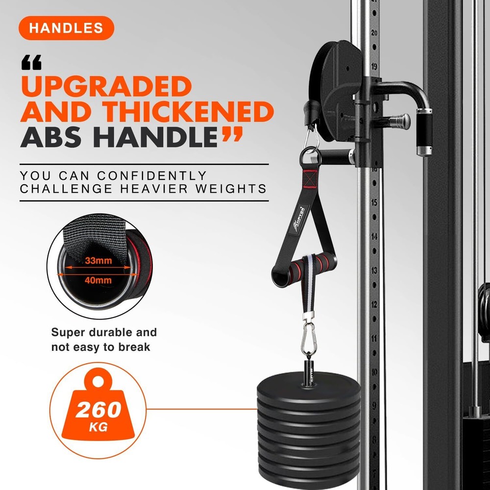 Pull Downs Exercise Handle for Home Gym, Pilates, Yoga, Strength Training,