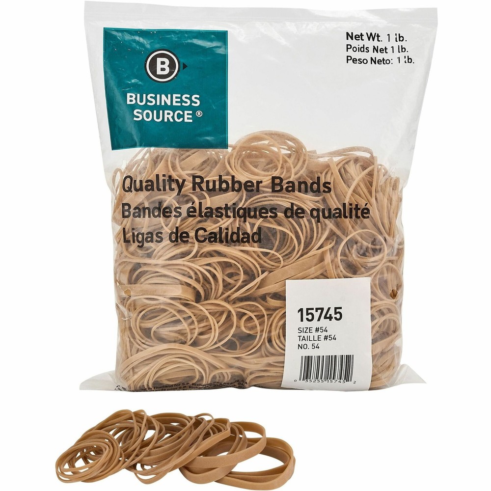Business Source BSN15745 Assorted Rubber Bands 1 Pack