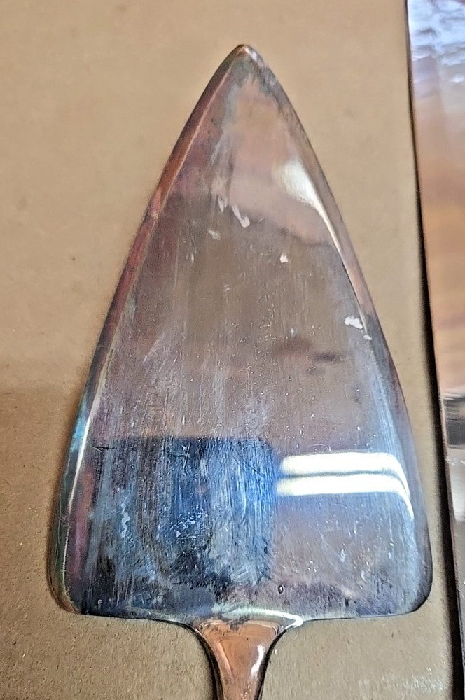 Vintage Towle Silverplated Copenhagen Cake Knife and Server