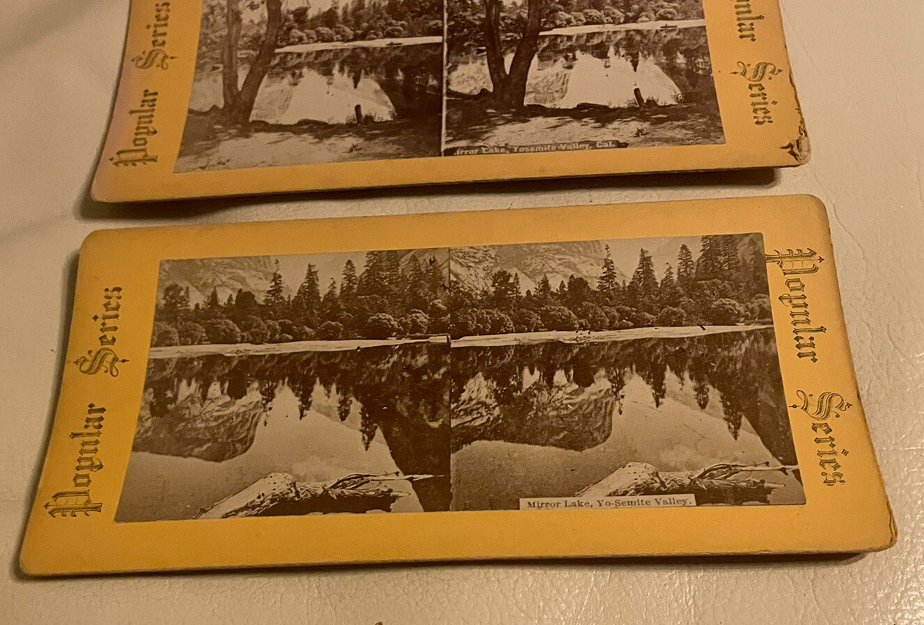 2 Mirror Lake, Yosemite Valley, California (2) Popular Series