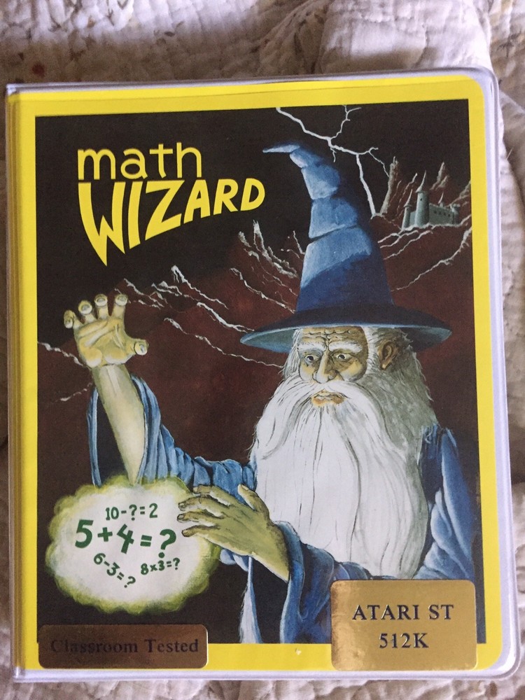 MATH WIZARD by Unicorn for Atari ST/Mega/TT NEW disk