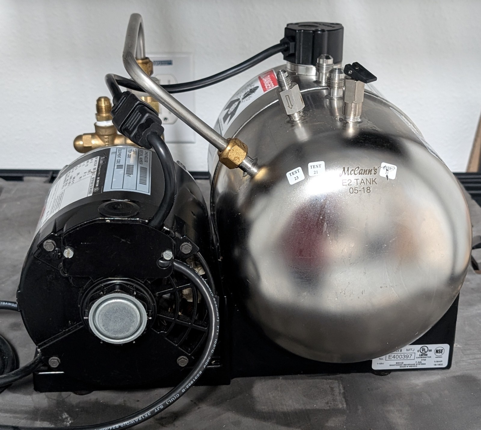 McCann E400397 Big Mac Carbonator Soda Fountain Pump